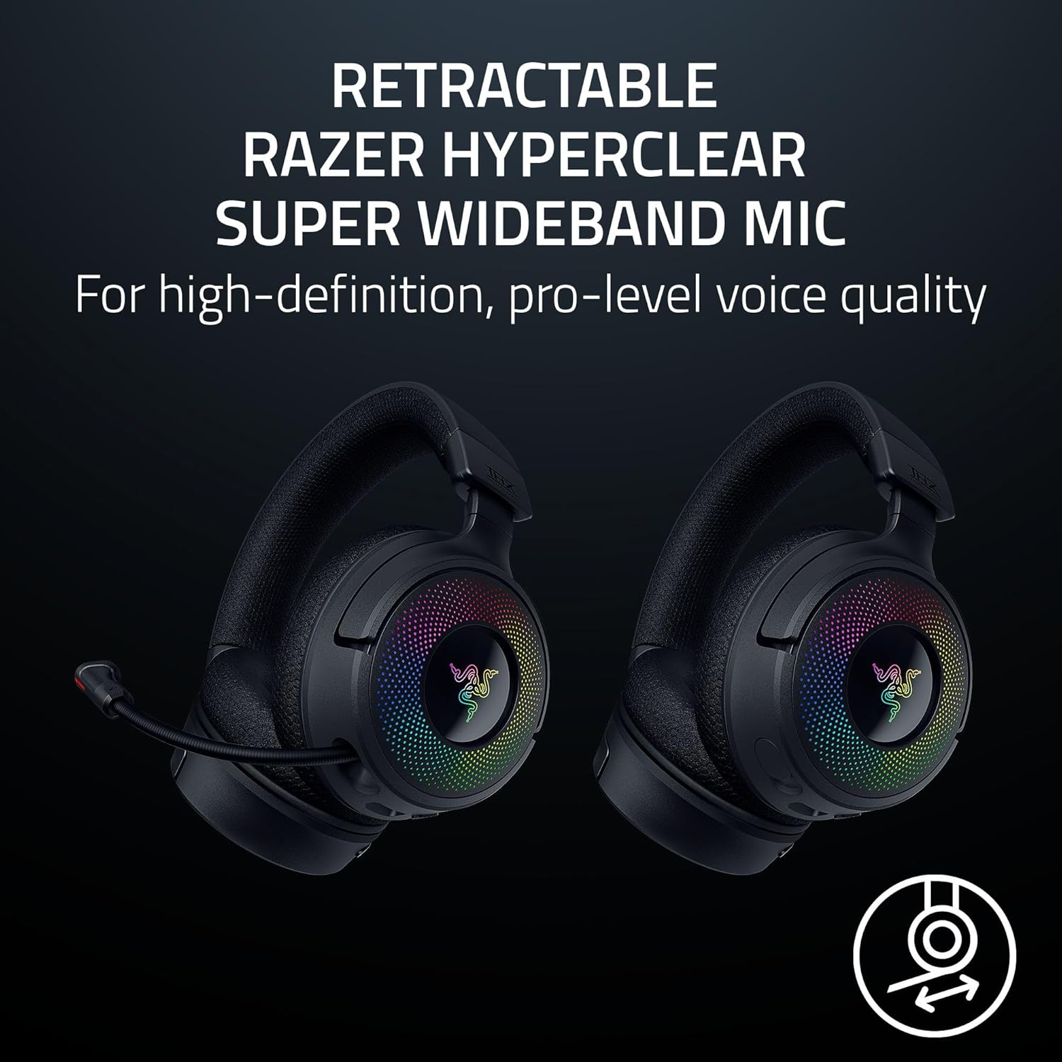 Razer Kraken V4 Wireless Gaming Headset - Black Razer Kraken V4 Wireless Gaming Headset - Black